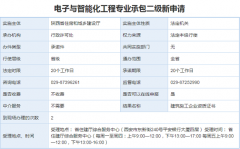 电子与智能化工程专业承包资质二级新申请