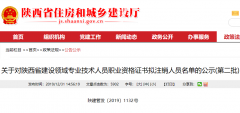 我省建设领域职业资格证拟注销人员名单公示